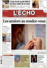 Portada de L'Echo Républicain (Francia)