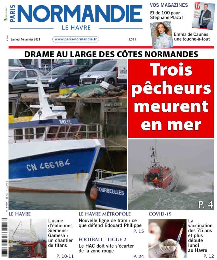 Portada de Le Havre Libre (Francia)