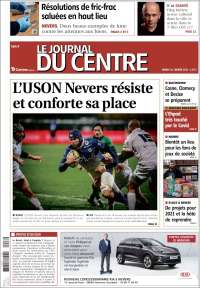 Portada de Le Journal du Centre (Francia)