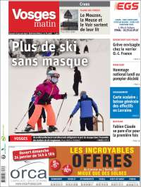 Portada de Vosges Matin (France)