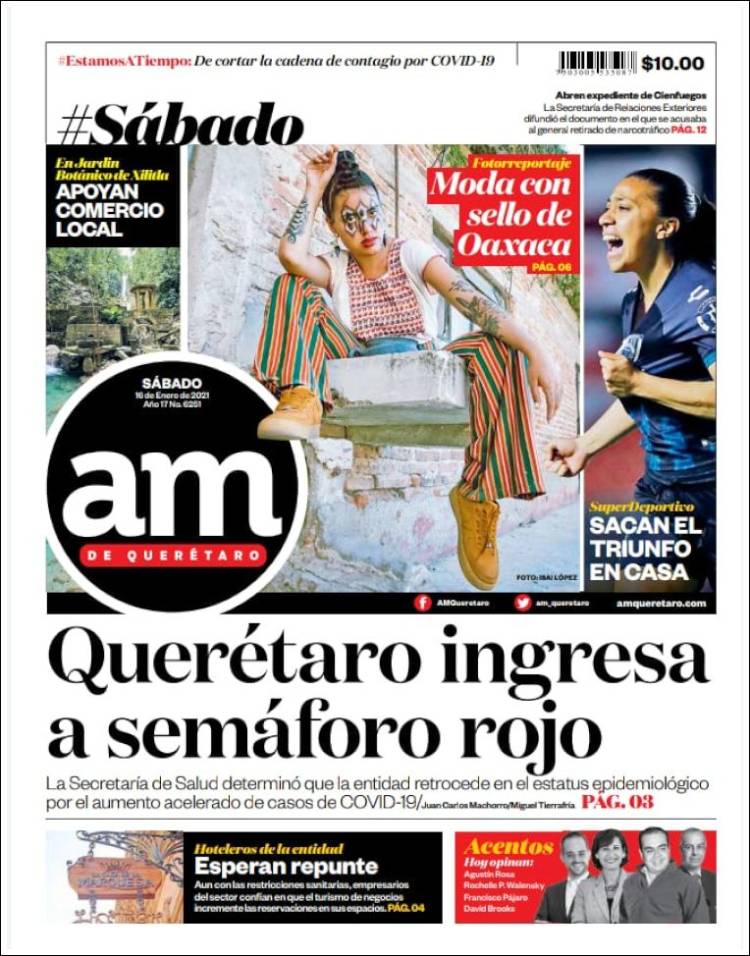 Portada de A.M. Querétaro (México)