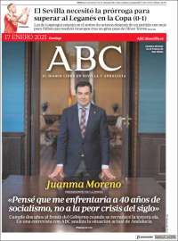 Portada de ABC - Sevilla (España)