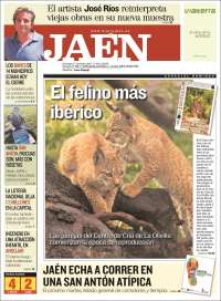 Portada de Diario Jaén (España)