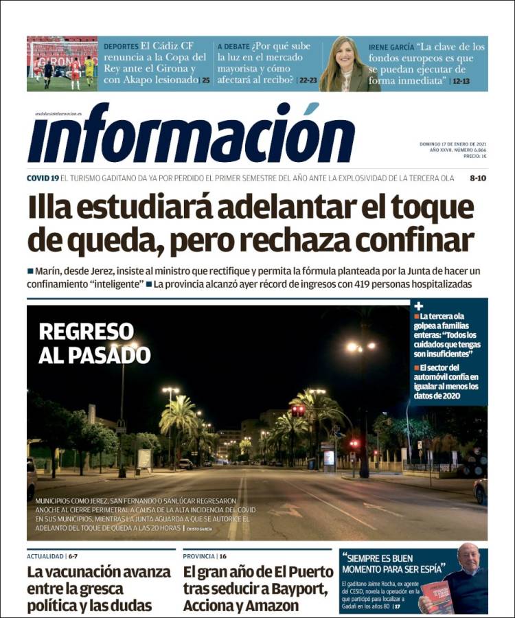 Portada de Información - Jerez (España)