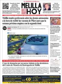 Portada de Melilla Hoy (España)