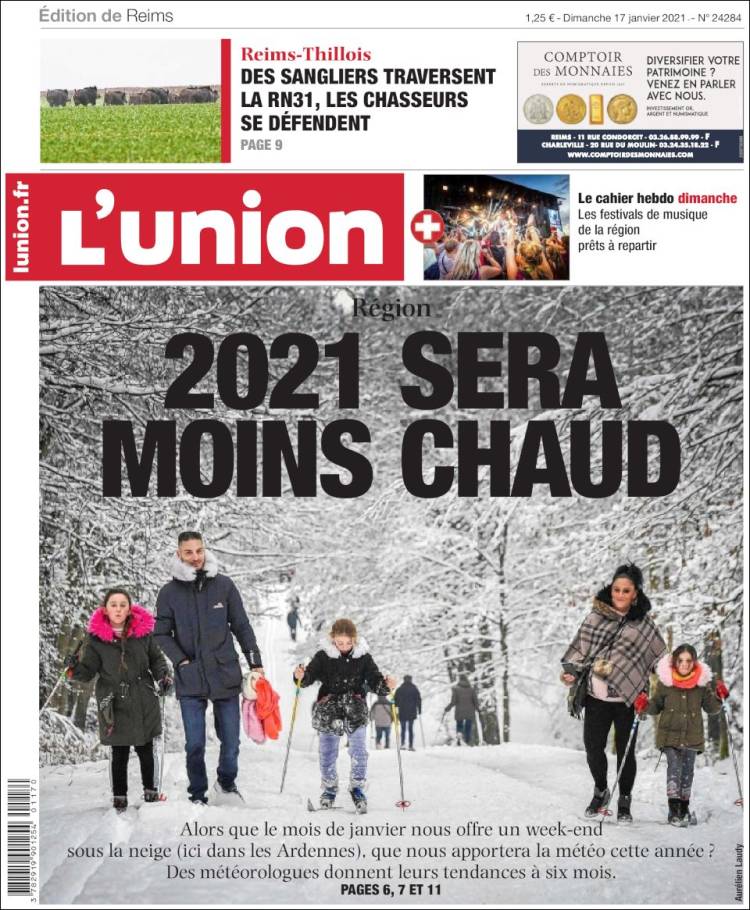 Portada de L'Union (Francia)