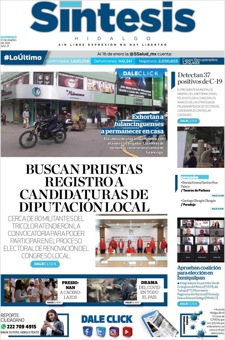 Portada de Sistesis - Hidalgo (México)