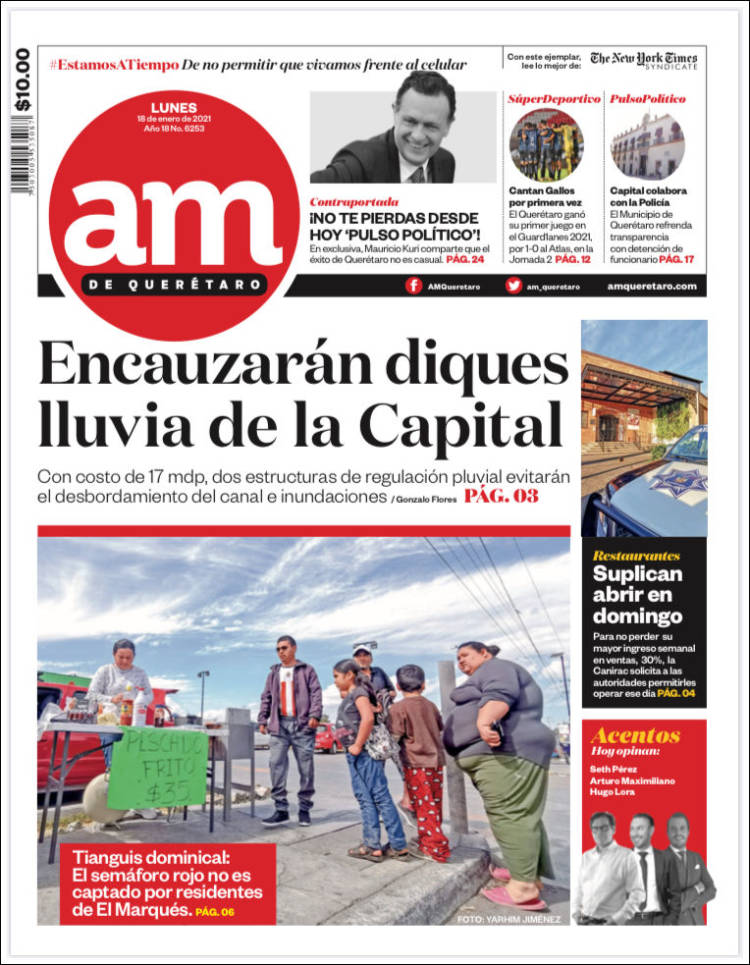 Portada de A.M. Querétaro (México)