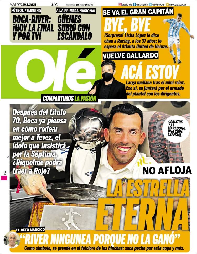 Portada de Olé (Argentine)