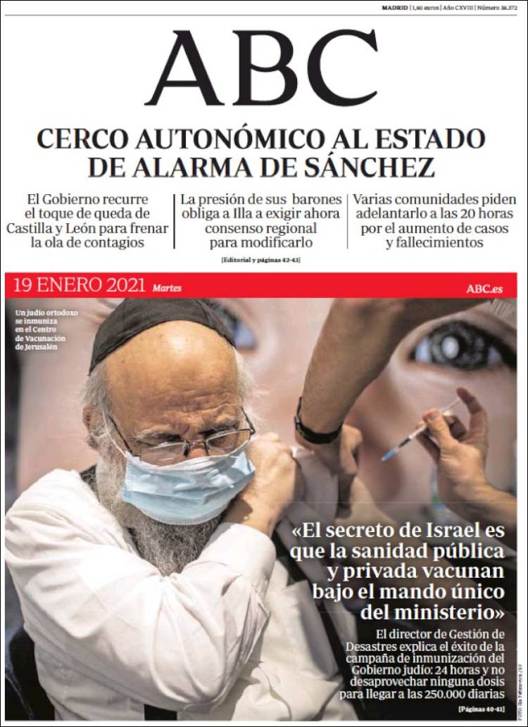 Portada de ABC (España)