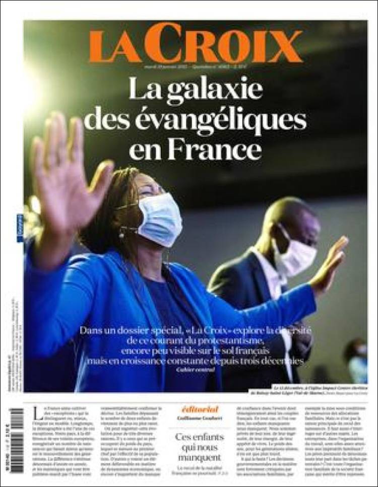 Portada de La Croix (Francia)