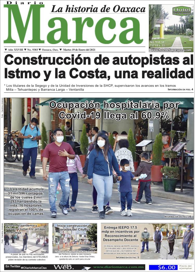 Portada de Diario Marca (México)