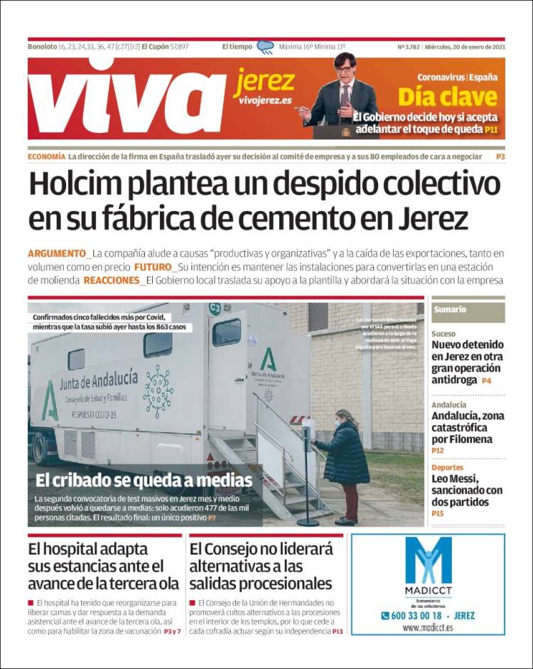 Portada de Información - Jerez (España)