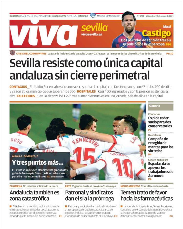 Portada de Viva Sevilla (España)