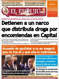 Portada de El Esquiu (Argentina)