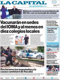 Portada de Diario La Capital - Mar del Plata (Argentina)