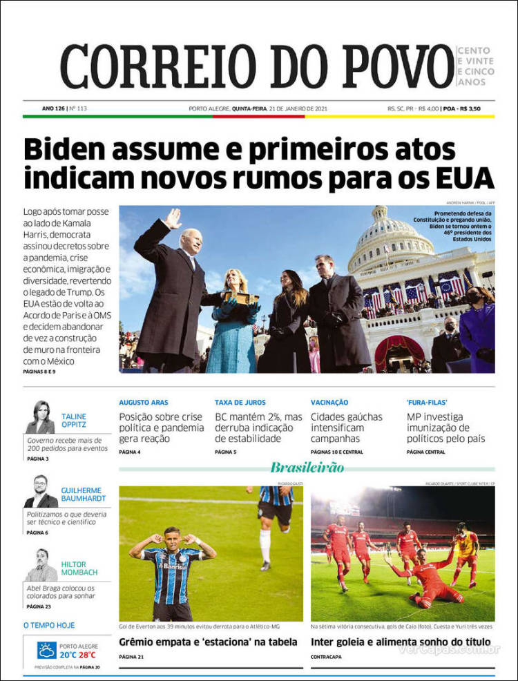 Portada de Correio Do Povo (Brasil)