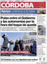 Portada de Diario de Córdoba (España)