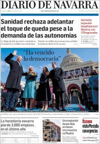 Portada de Diario de Navarra (España)