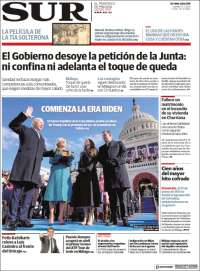 Portada de Diario el Sur (España)