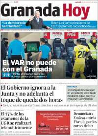 Portada de Granada Hoy (España)