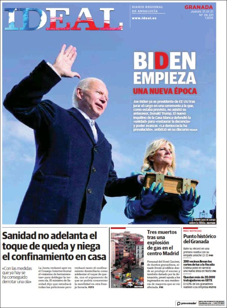 Portada de Ideal (España)