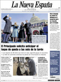 Portada de La Nueva España - Avilés (España)