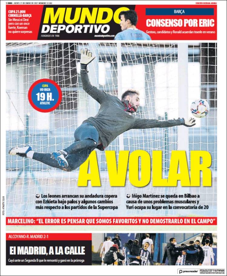 Portada de Mundo Deportivo Bizkaia (España)