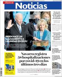 Portada de Noticias de Navarra (España)