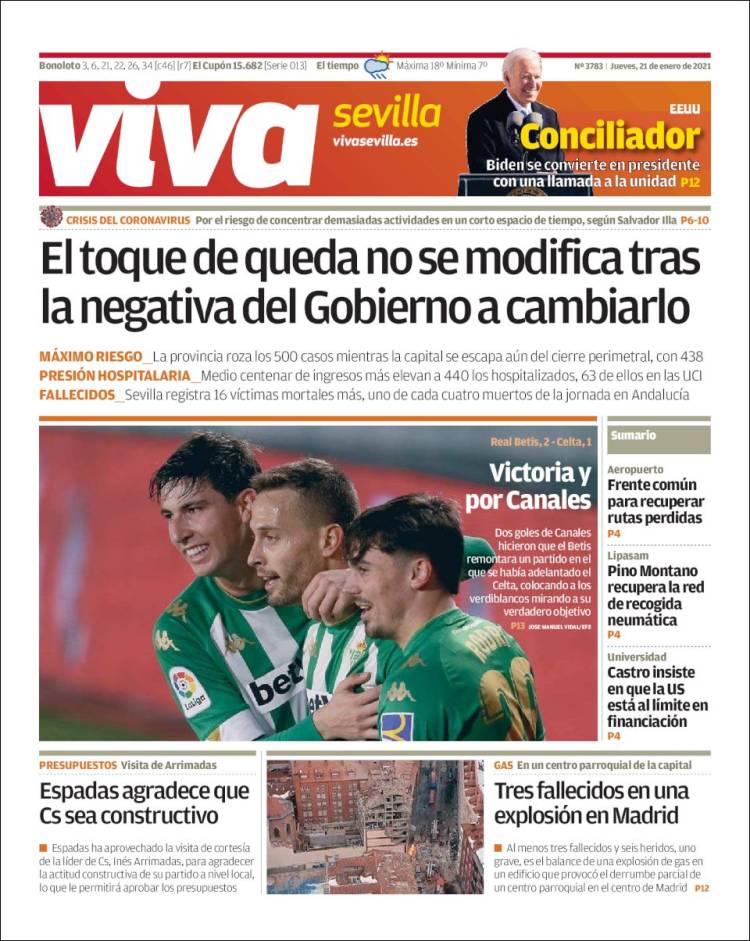 Portada de Viva Sevilla (España)