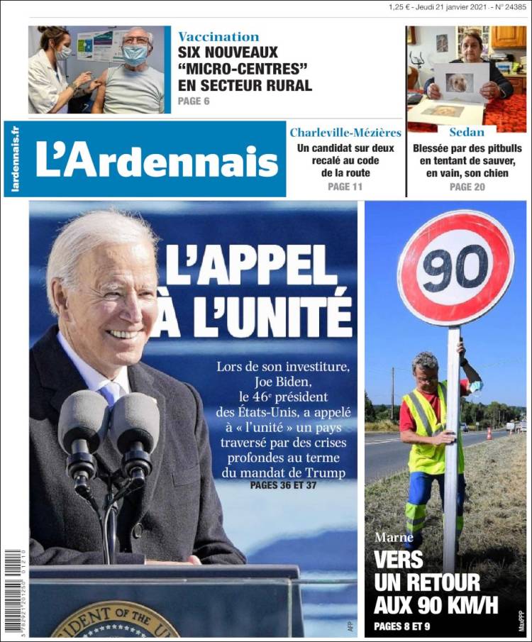 Portada de L'Ardenais (Francia)