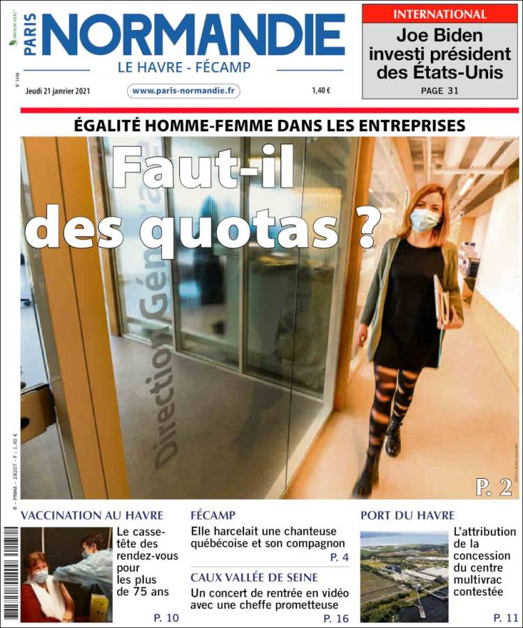 Portada de Le Havre Libre (Francia)