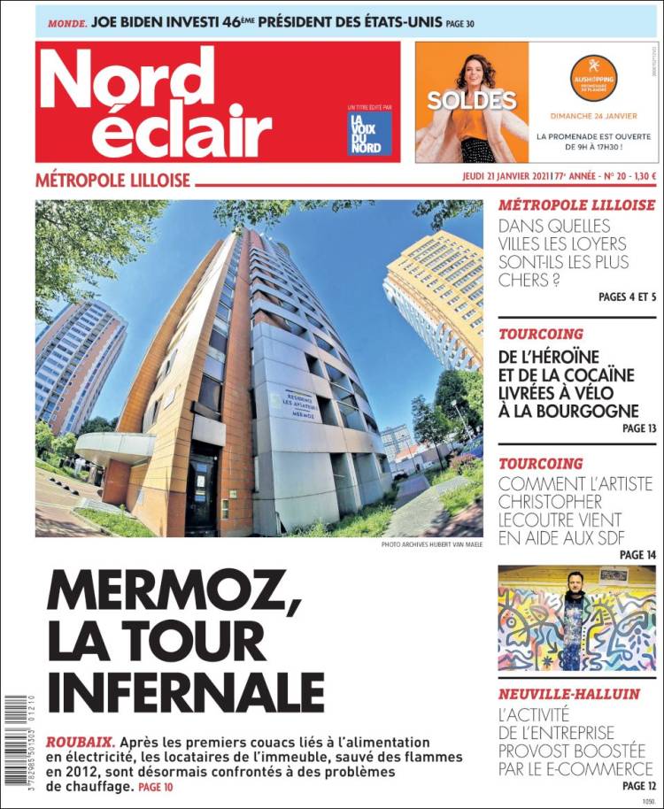 Portada de Nord Éclair (Francia)