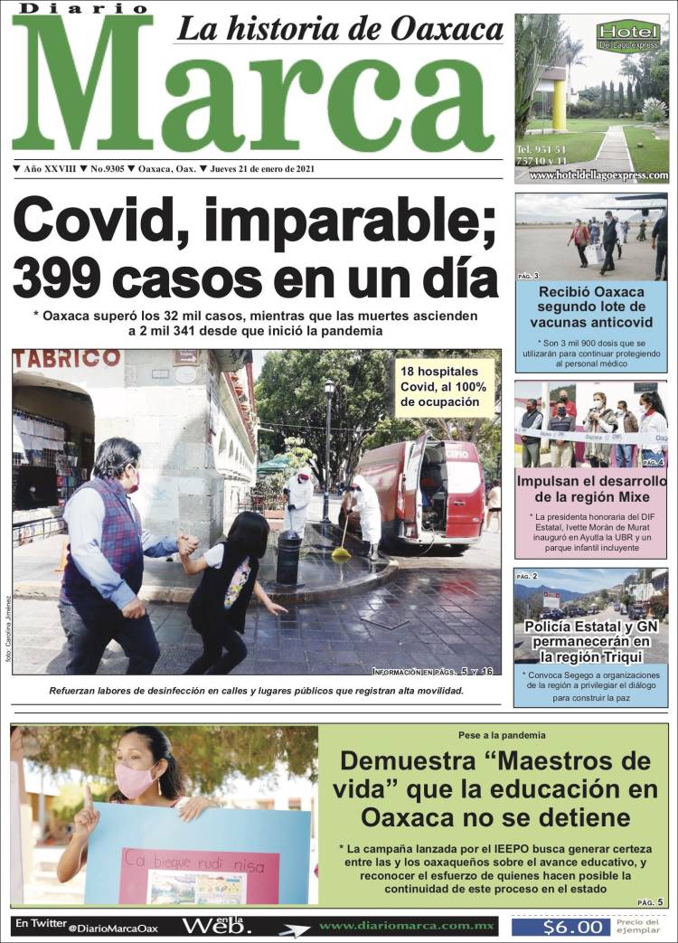 Portada de Diario Marca (México)