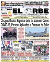 Portada de El Orbe (Mexico)