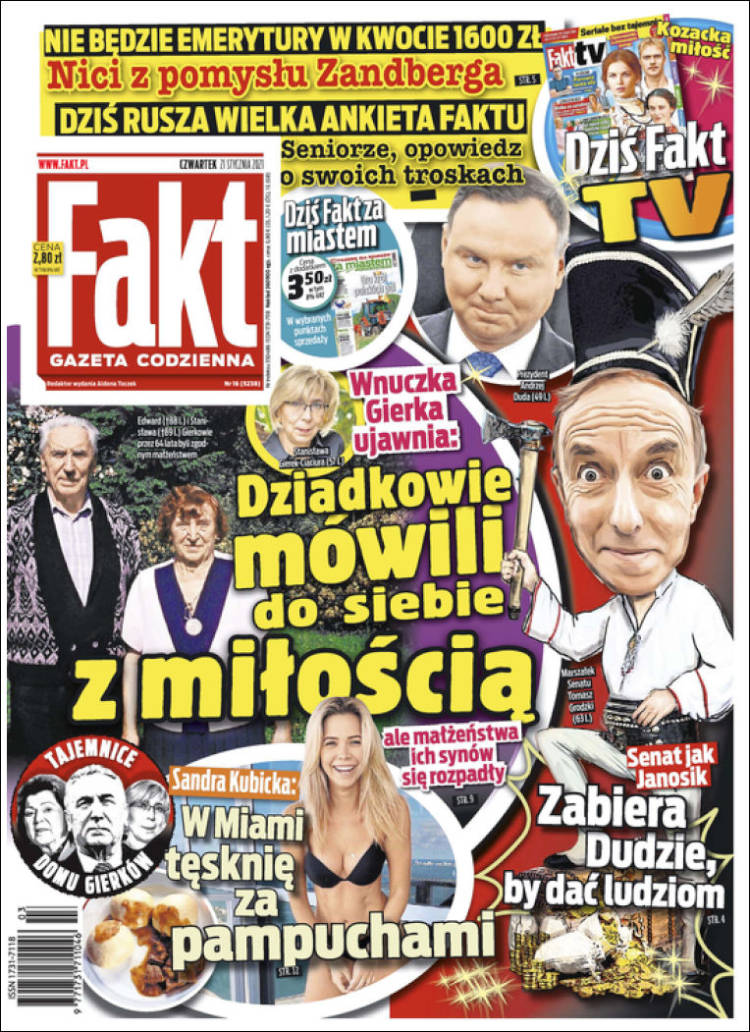 Portada de Fakt (Polonia)