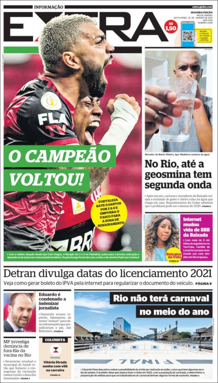 Portada de Extra (Brasil)
