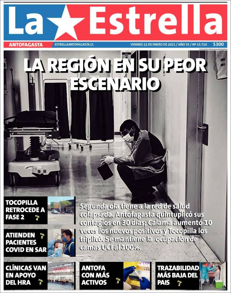 Portada de La Estrella del Norte (Chile)
