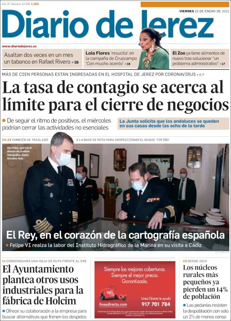 Portada de Diario de Jerez (España)