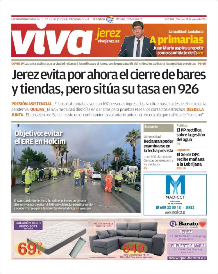 Portada de Información - Jerez (España)