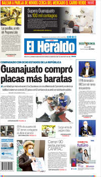 Portada de El Heraldo de León (México)