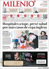 Portada de Milenio - Tamaulipas (Mexico)