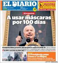 Portada de El Diario NY (USA)