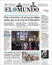 Portada de El Mundo (Spain)