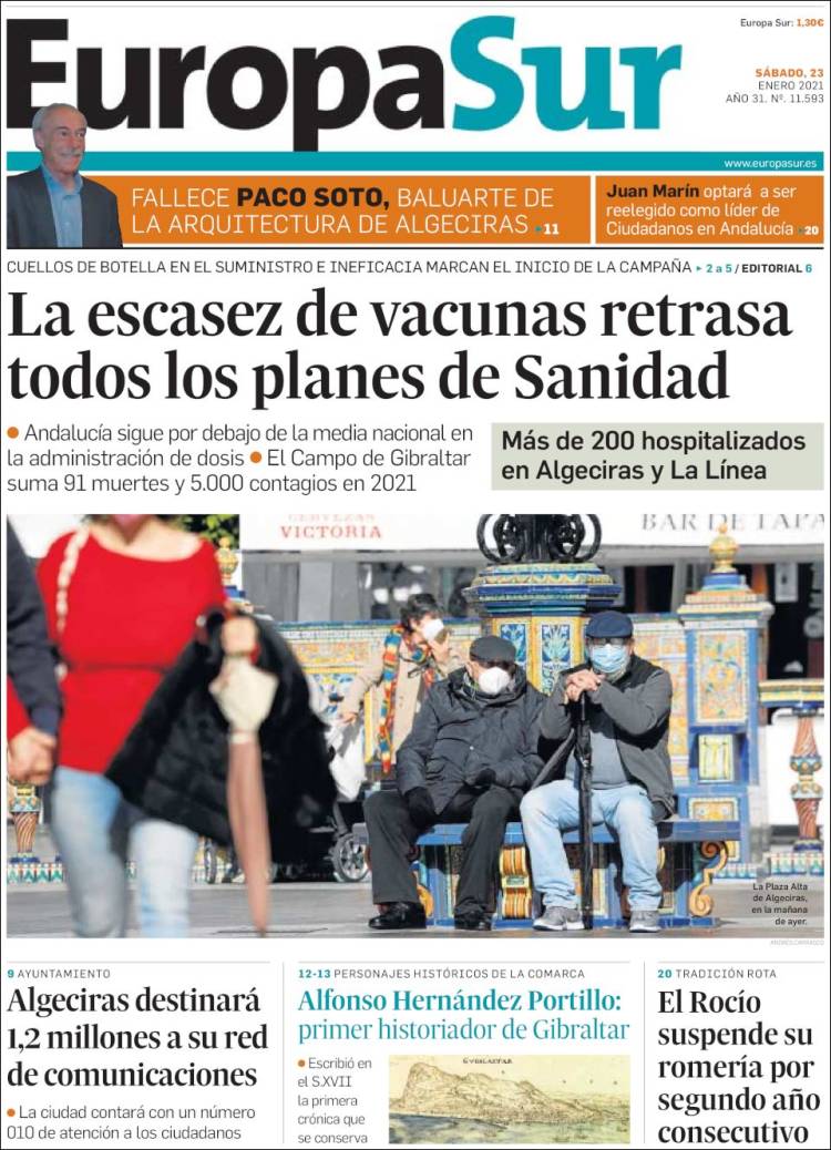 Portada de Europa Sur (Espagne)