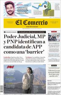 Portada de El Comercio (Peru)