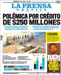 Portada de La Prensa Gráfica (El Salvador)