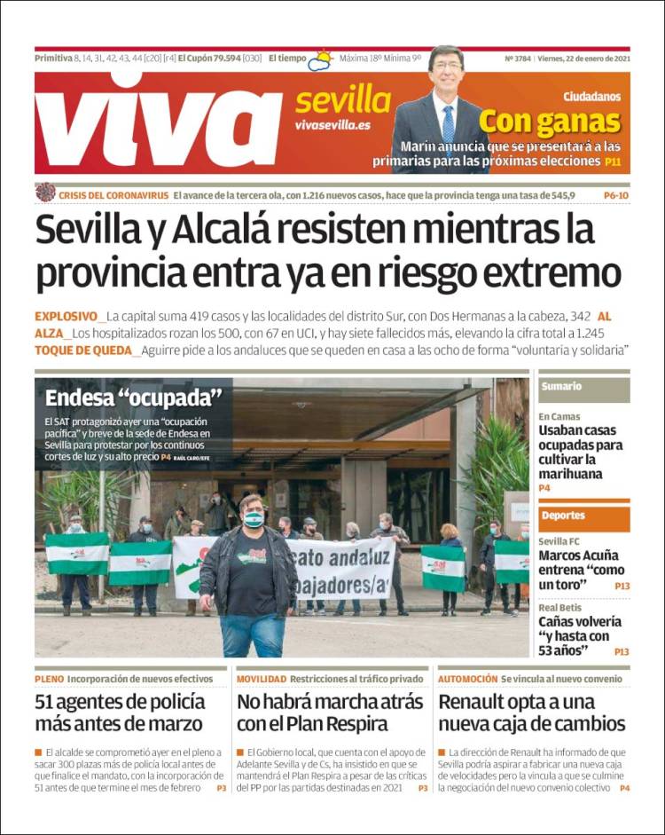 Portada de Viva Sevilla (España)