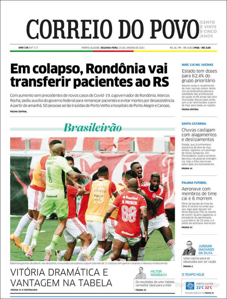 Portada de Correio Do Povo (Brasil)