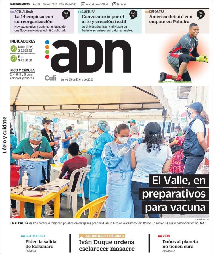 Portada de ADN - Cali (Colombia)